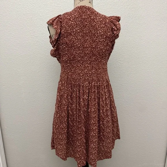 Madewell Pintuck Mini Dress in Florentine Floral Size XS - Picture 9 of 16